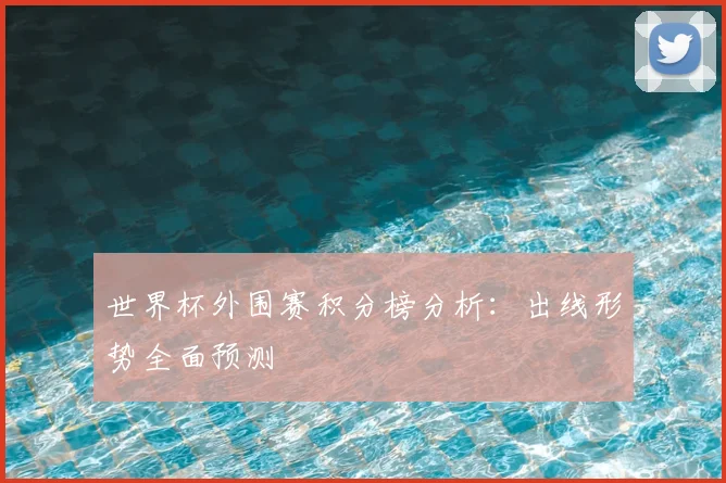 世界杯外围赛积分榜分析：出线形势全面预测