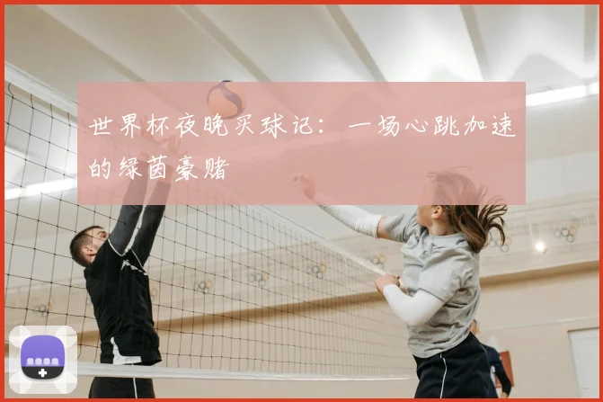 世界杯夜晚买球记：一场心跳加速的绿茵豪赌